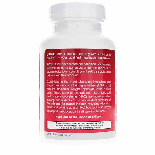 Glutathione Reduced 500 Mg, JRF